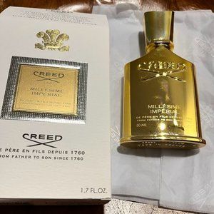 EMPTY Creed Millesime Imperial authentic 50ml bottle and box and all papers